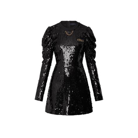 louis vuitton sequin dress|Louis Vuitton monogram dress.